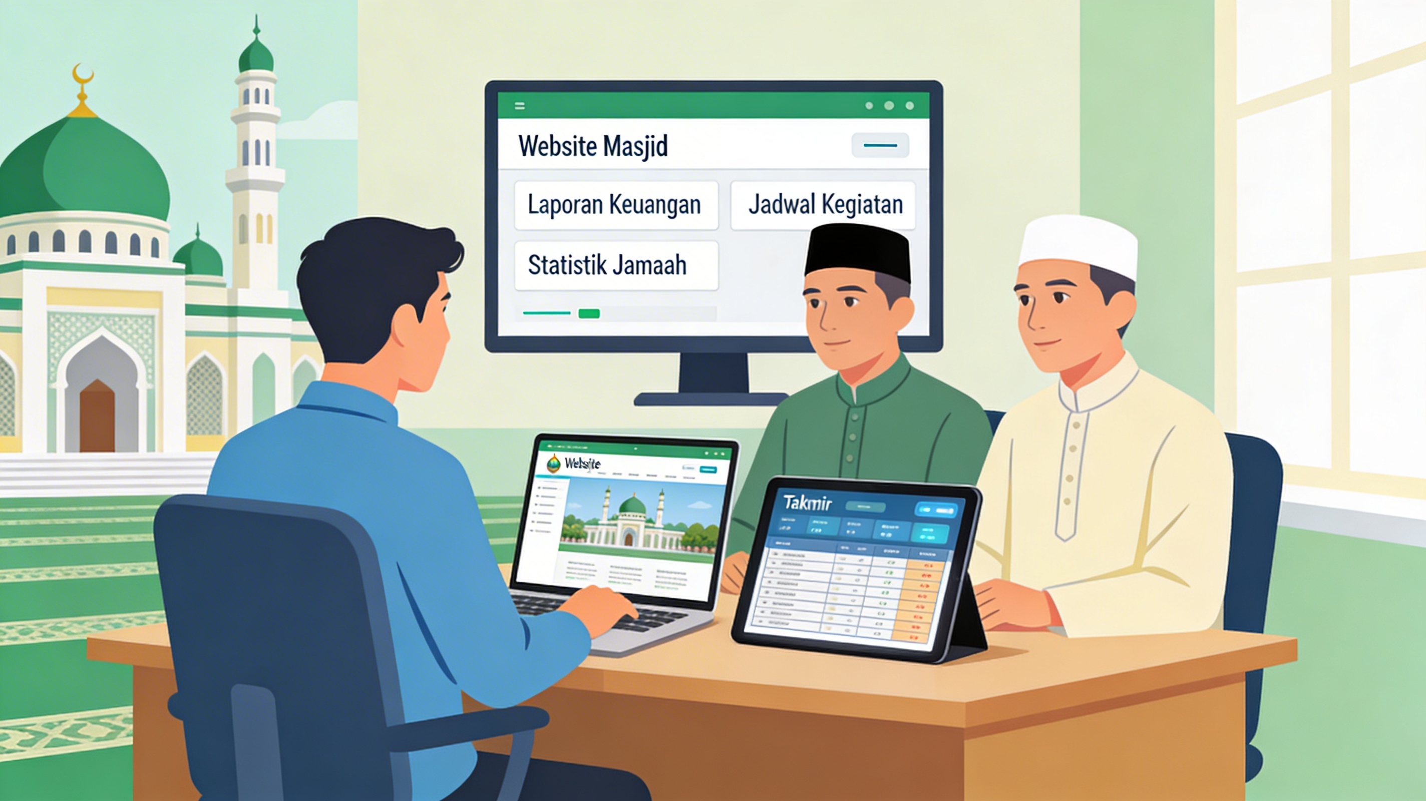 Smart Mosque di Jurnal: Dari Website Masjid sampai Laporan Keuangan Digital
